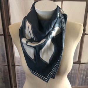 Silk Banana Republic Scarf with floral print